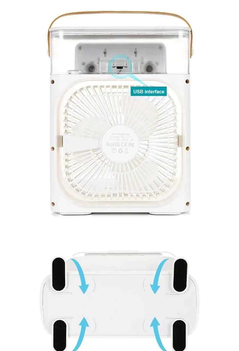 3 em 1 ventilador AIr Condicionador Doméstico Pequeno